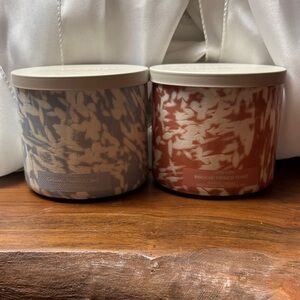 Bath & Body Works Caramel Frappuccino and Broche French Toast 3-wick Candles